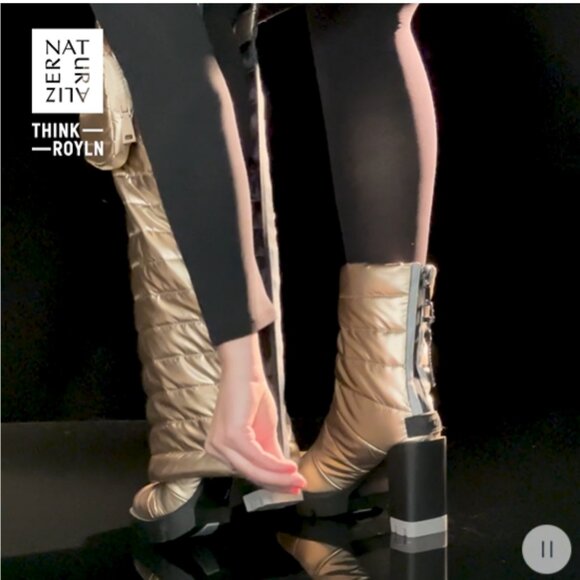 NEW NATURALIZER Crosswalk Booties with  leg warmers in  Poppy Red 1225 6t3 - Picture 8 of 13